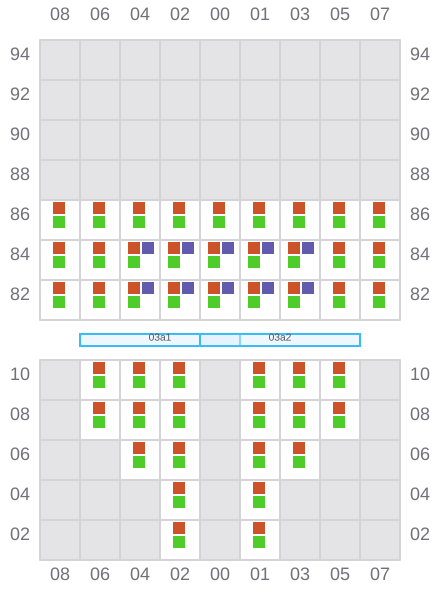 Bay 003 view and slots of ARTEMIS