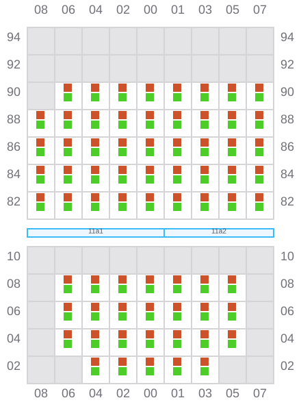Bay 011 view and slots of ARTEMIS