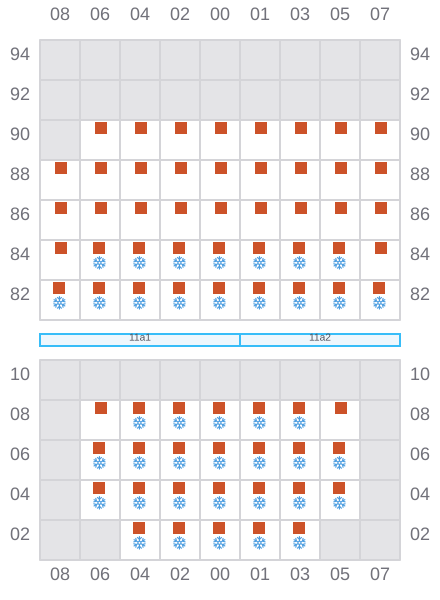 Bay 013 view and slots of ARTEMIS