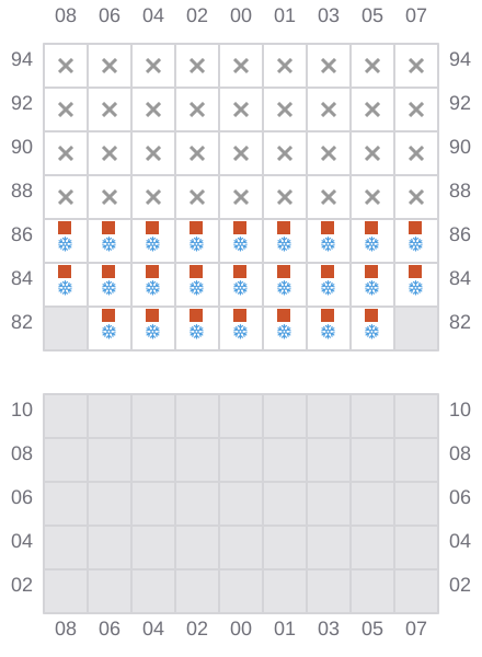 Bay 029 view and slots of ARTEMIS