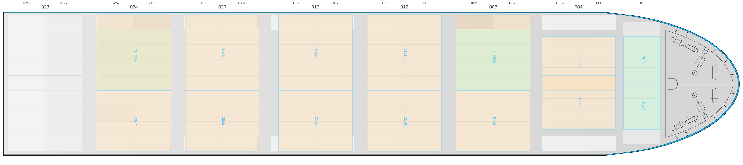 Deck view of ARTEMIS