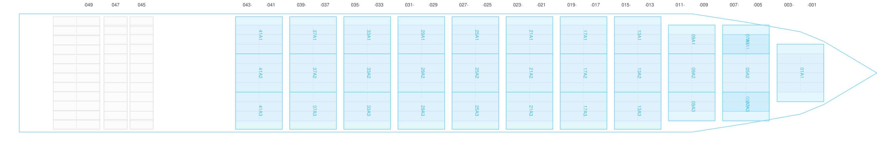 Deck view of SINE A