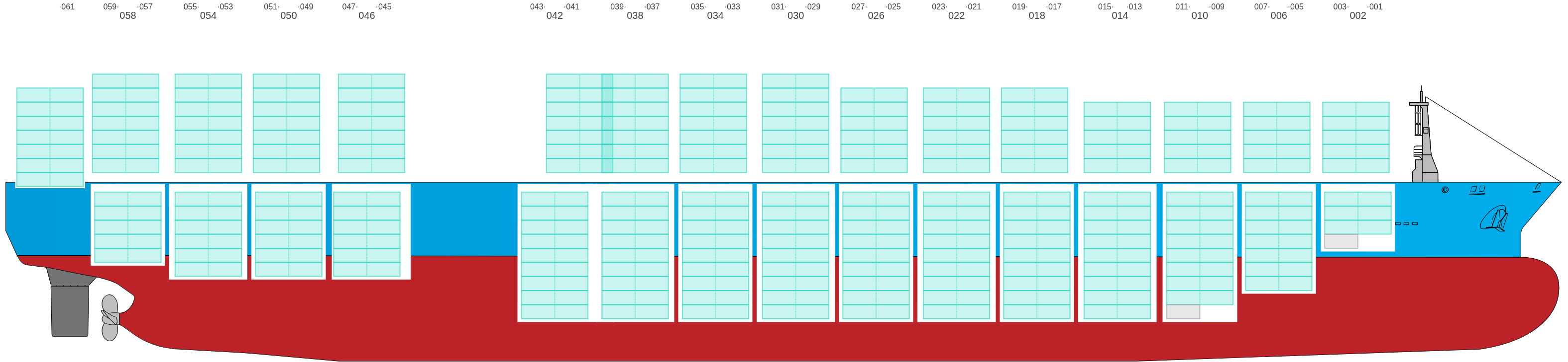 Side view of APL HOLLAND