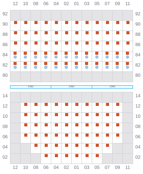 Bay 015 view and slots of LOBIVIA