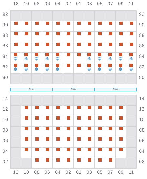 Bay 023 view and slots of LOBIVIA