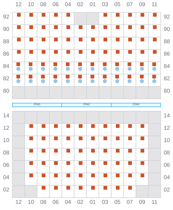 Bay 027 view and slots of LOBIVIA