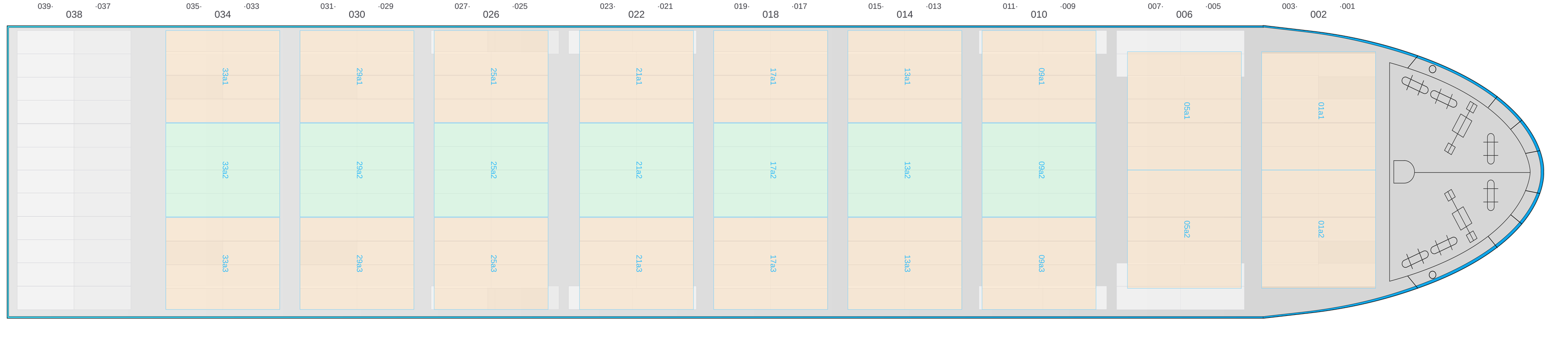 Deck view of LOBIVIA