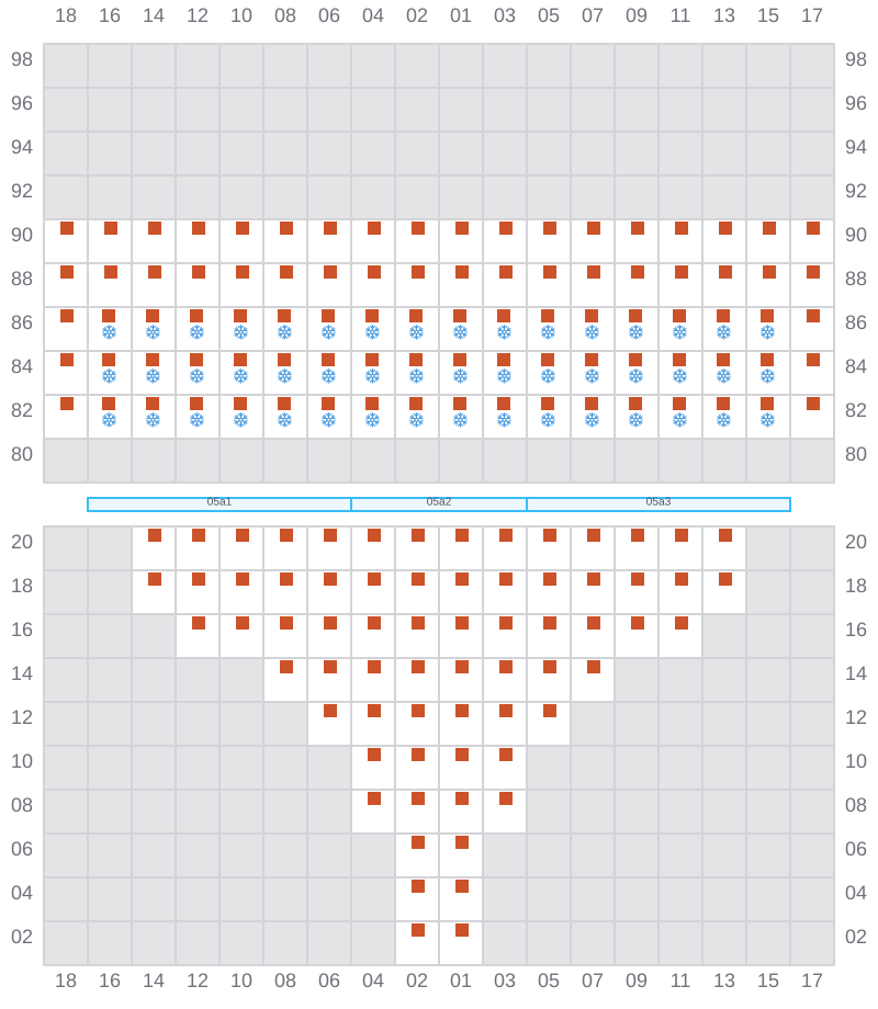 Bay 007 view and slots of APL HOUSTON