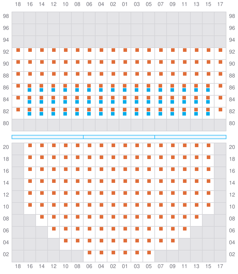 Bay 019 view and slots of APL HOUSTON