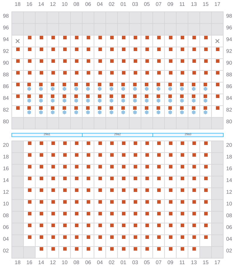Bay 031 view and slots of APL HOUSTON