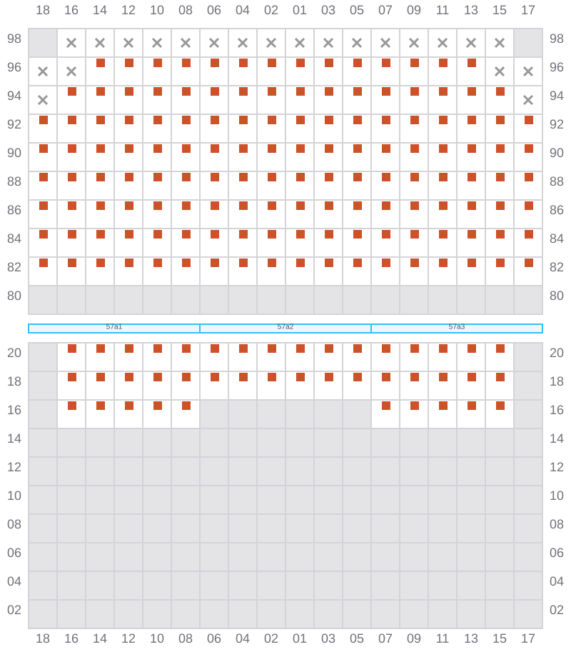 Bay 059 view and slots of APL HOUSTON
