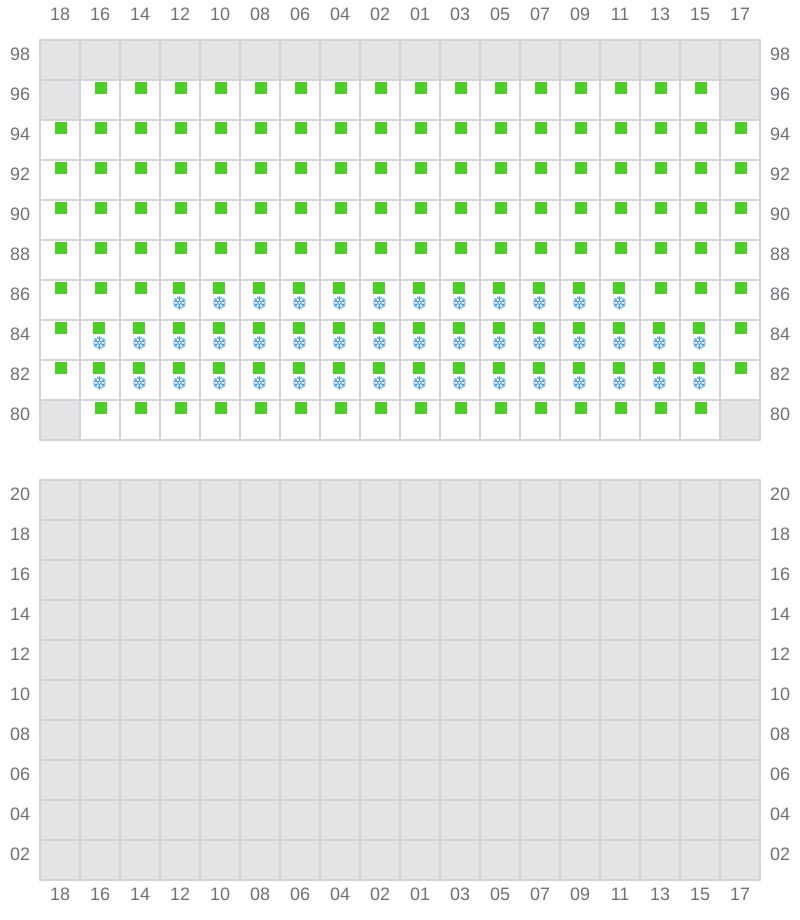Bay 073 view and slots of APL HOUSTON
