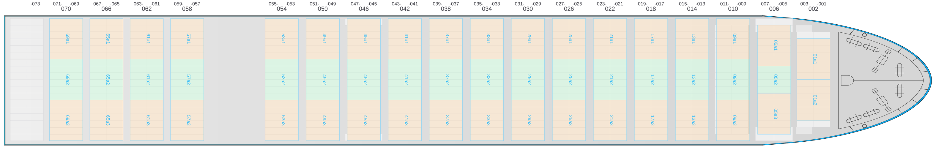 Deck view of APL HOUSTON
