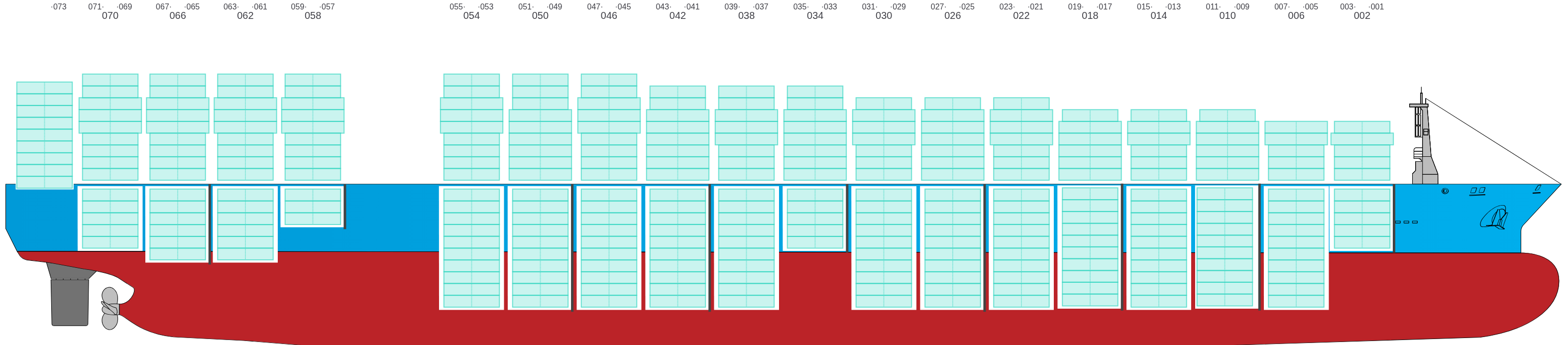 Side view of APL HOUSTON