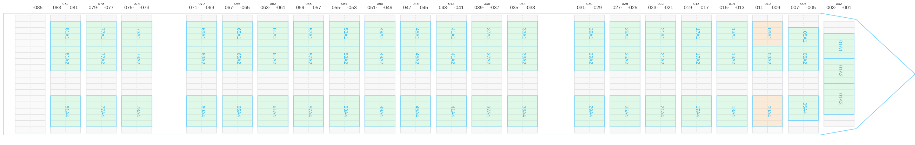 Deck view of ESSEN EXPRESS