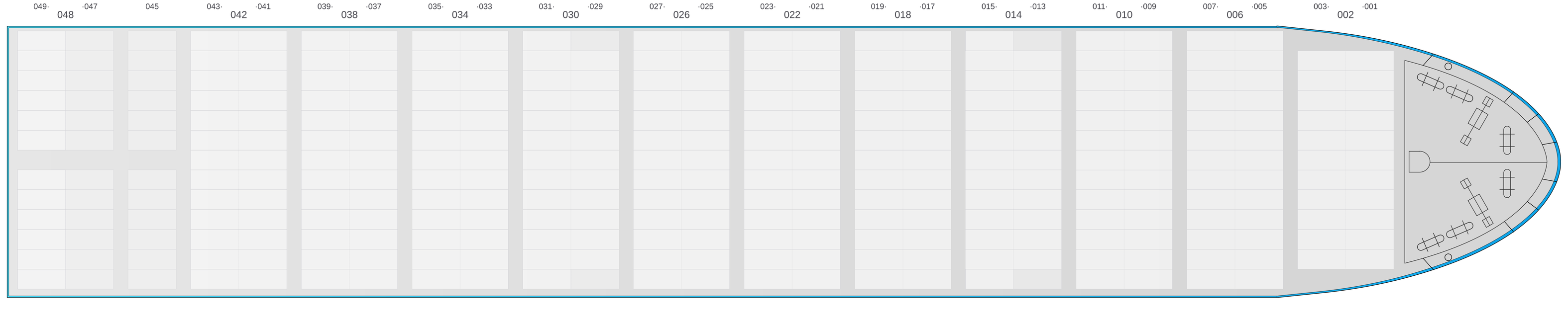 Deck view of CHIQUITA DREAM