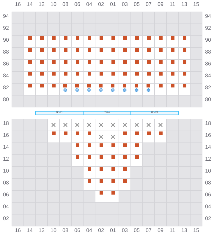 Bay 007 view and slots of TORRANCE