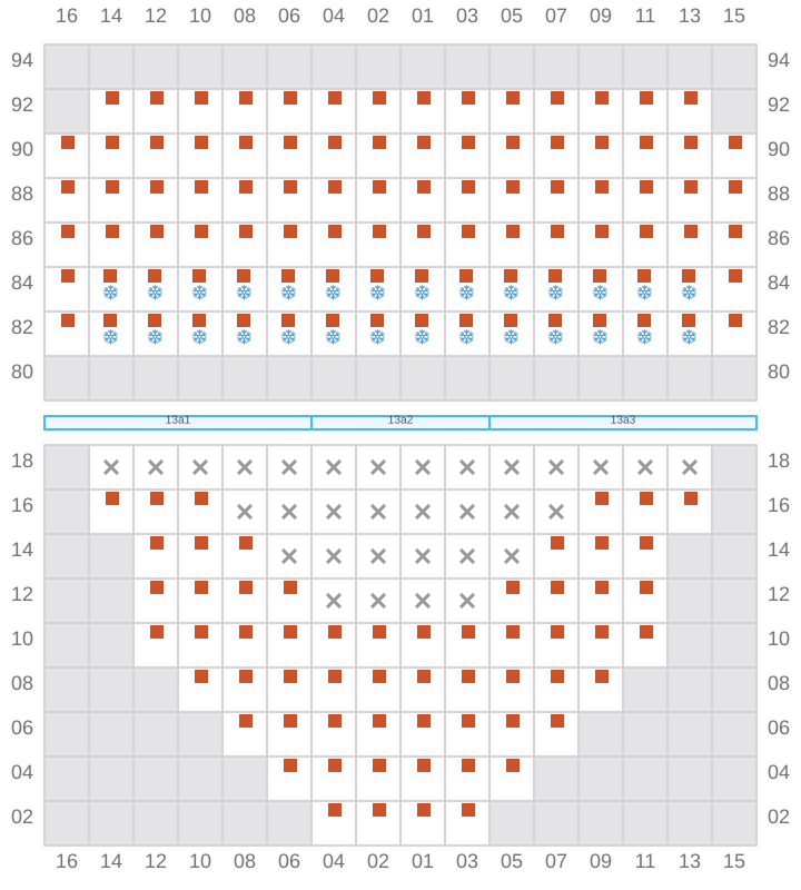 Bay 015 view and slots of TORRANCE
