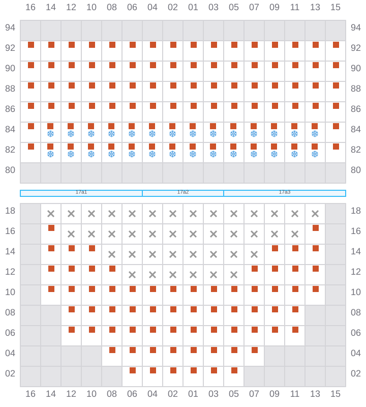 Bay 019 view and slots of TORRANCE