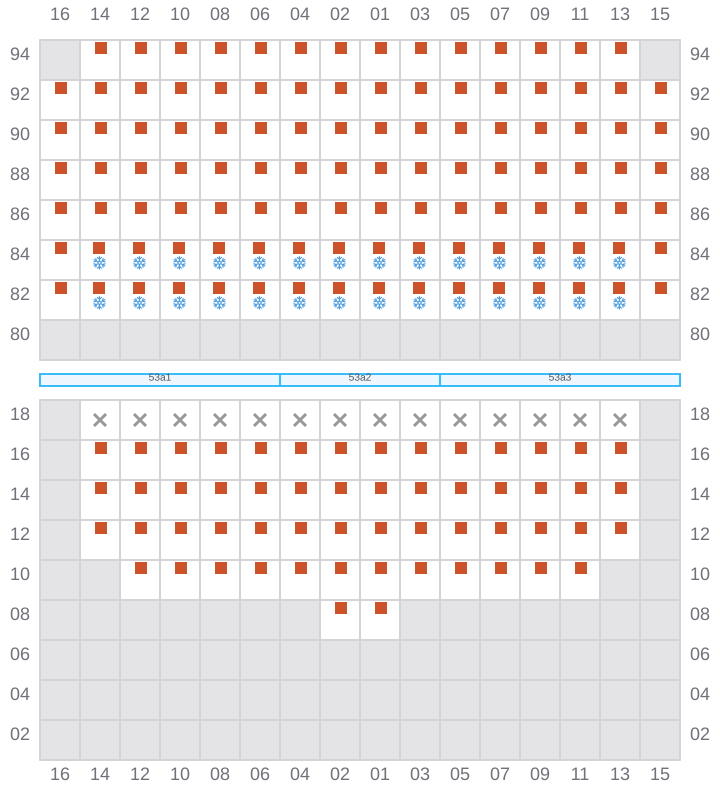 Bay 055 view and slots of TORRANCE