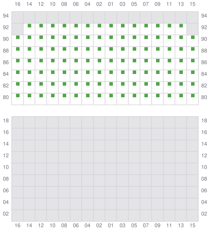 Bay 069 view and slots of CHENNAI EXPRESS