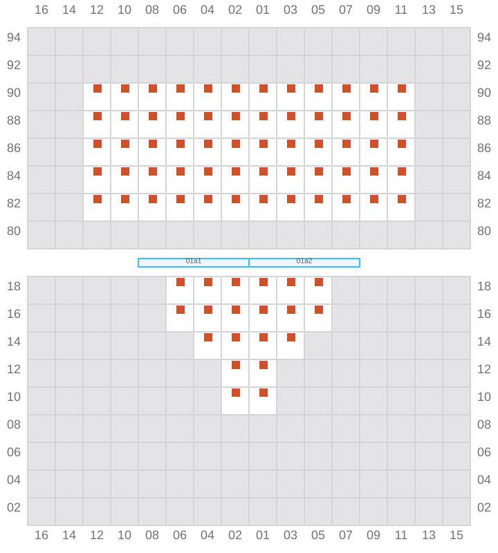 Bay 003 view and slots of CONTI TAIPEI