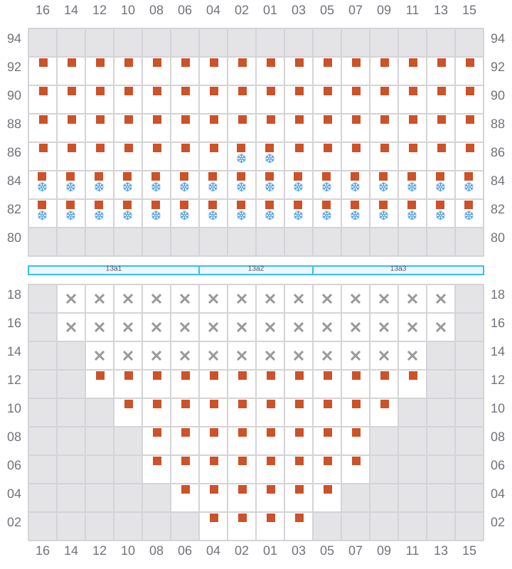 Bay 015 view and slots of CONTI TAIPEI