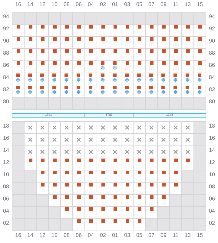 Bay 019 view and slots of CONTI TAIPEI