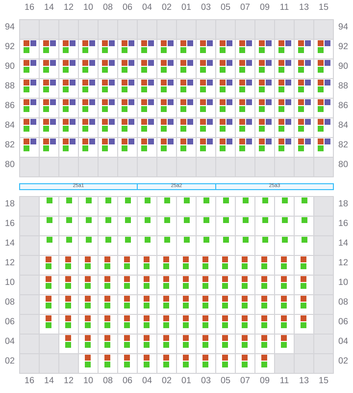 Bay 025 view and slots of CONTI TAIPEI