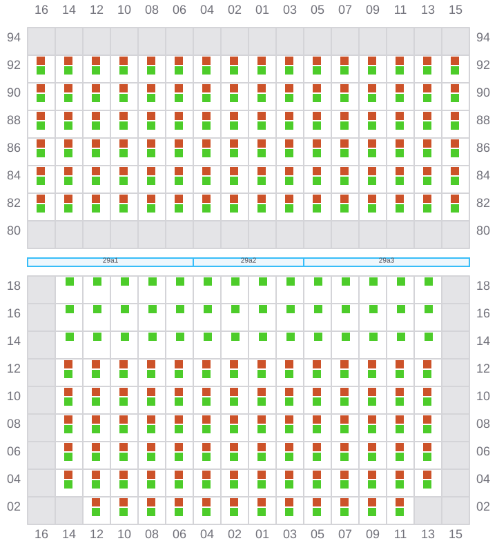 Bay 029 view and slots of CONTI TAIPEI