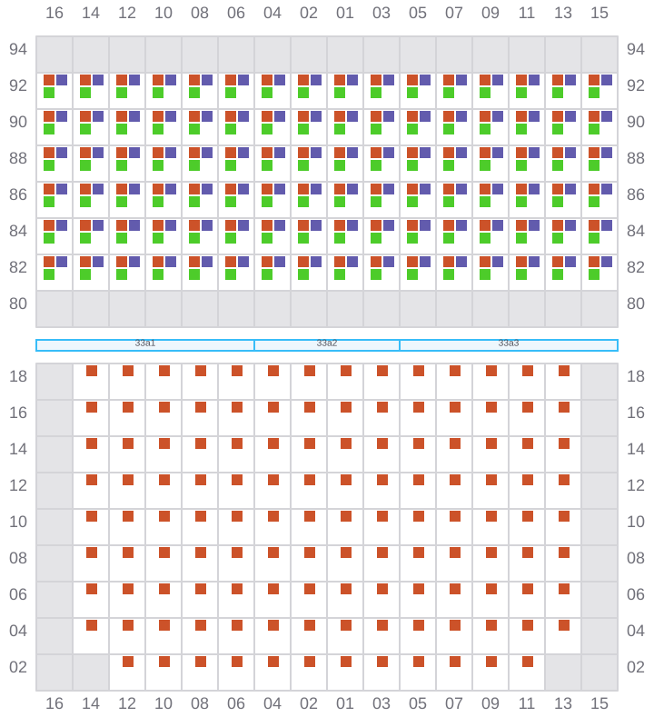 Bay 033 view and slots of CONTI TAIPEI