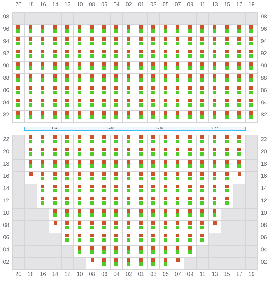 Bay 019 view and slots of EVER TOP