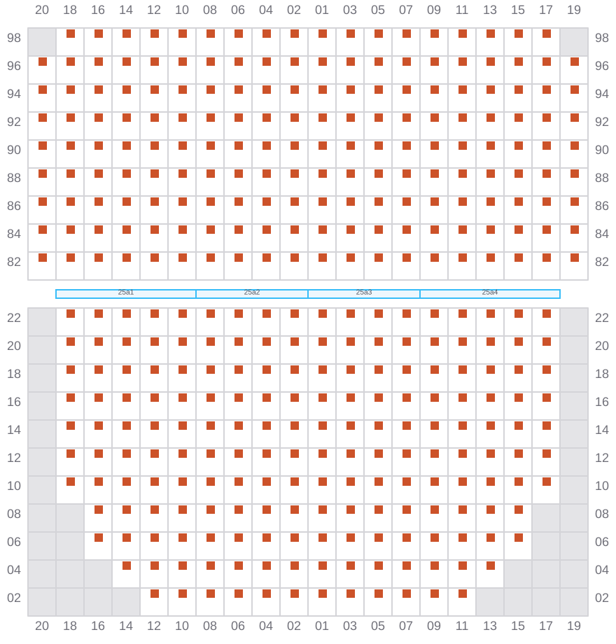 Bay 025 view and slots of EVER TOP