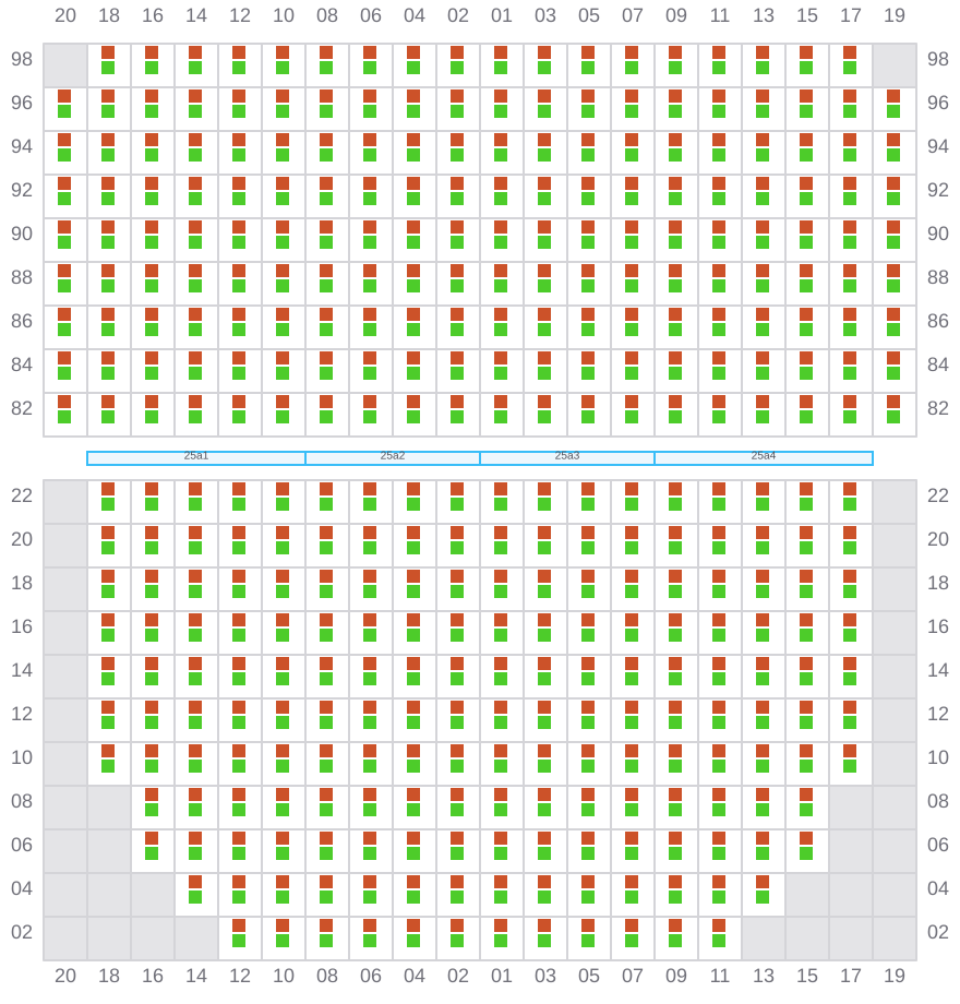 Bay 027 view and slots of EVER TOP