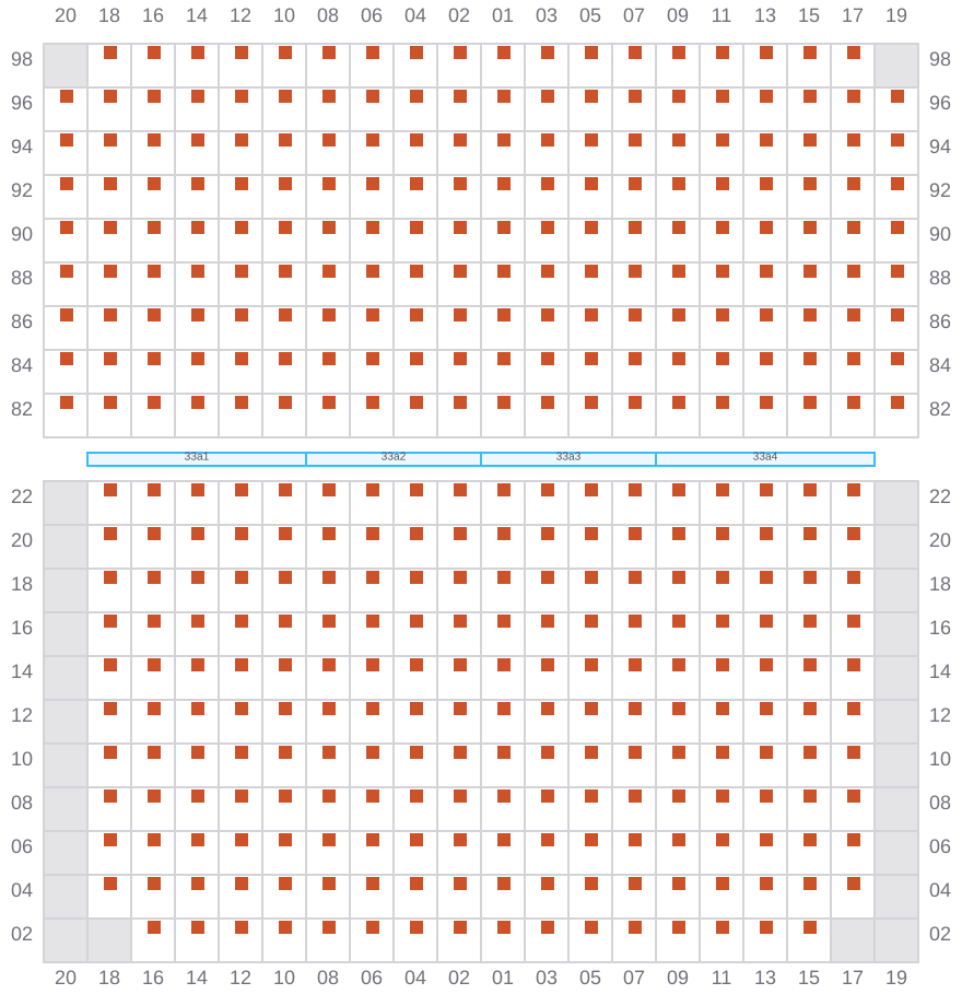 Bay 033 view and slots of EVER TOP