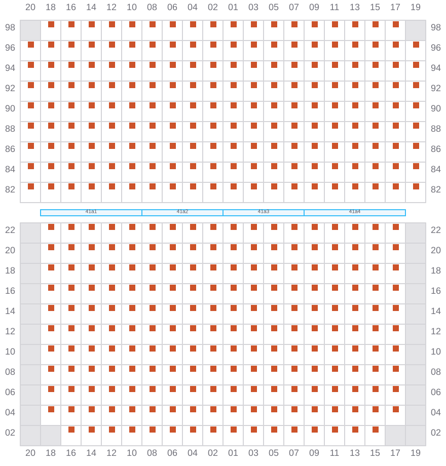 Bay 041 view and slots of EVER TOP