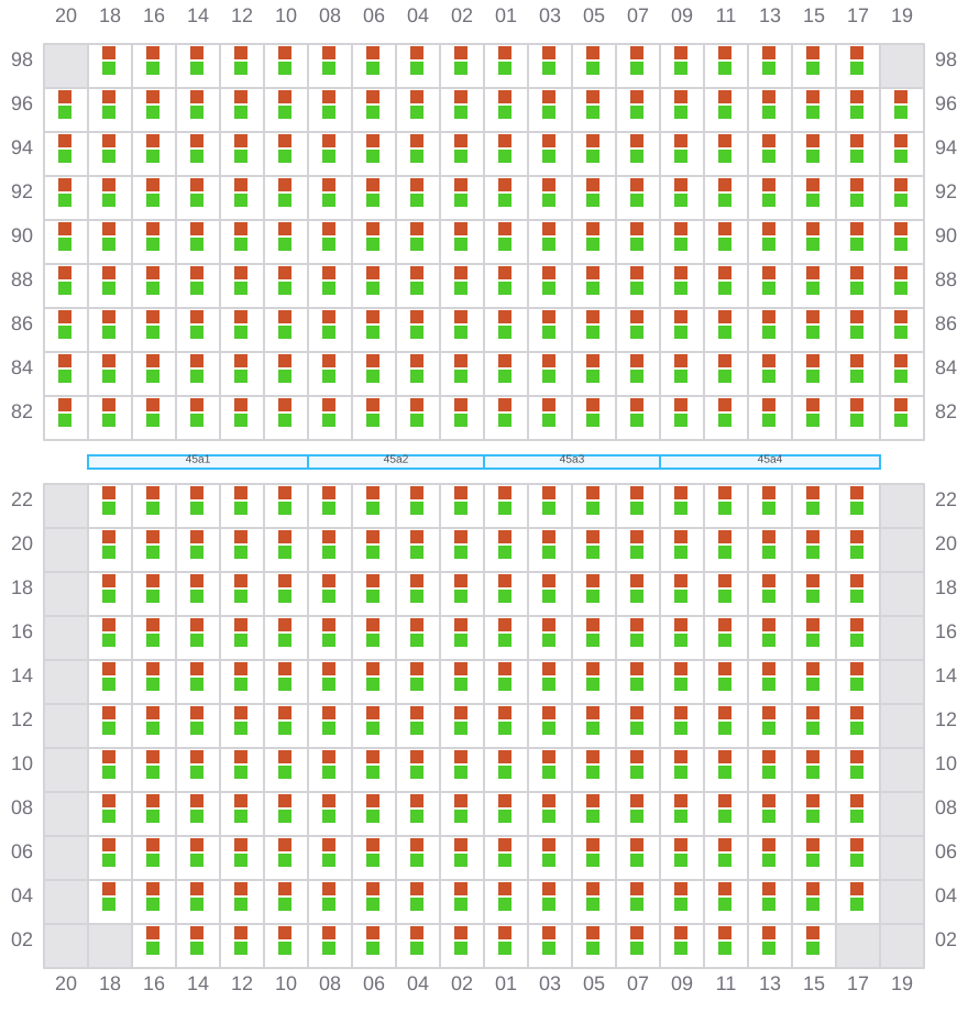 Bay 047 view and slots of EVER TOP