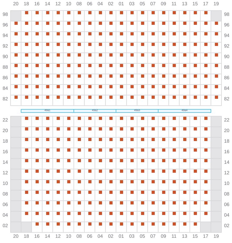 Bay 049 view and slots of EVER TOP