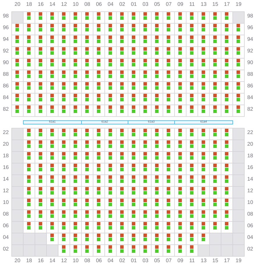 Bay 063 view and slots of EVER TOP