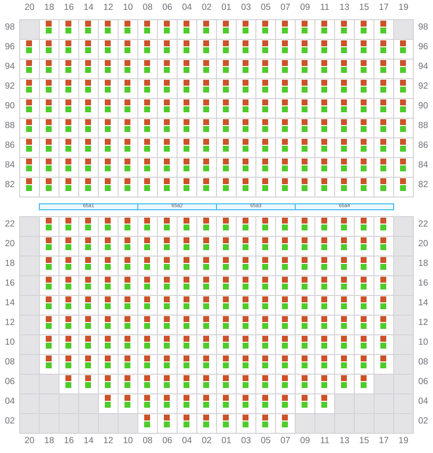 Bay 067 view and slots of EVER TOP