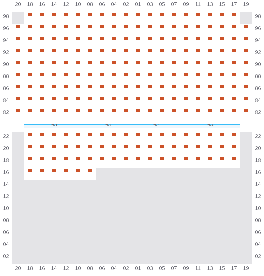 Bay 069 view and slots of EVER TOP