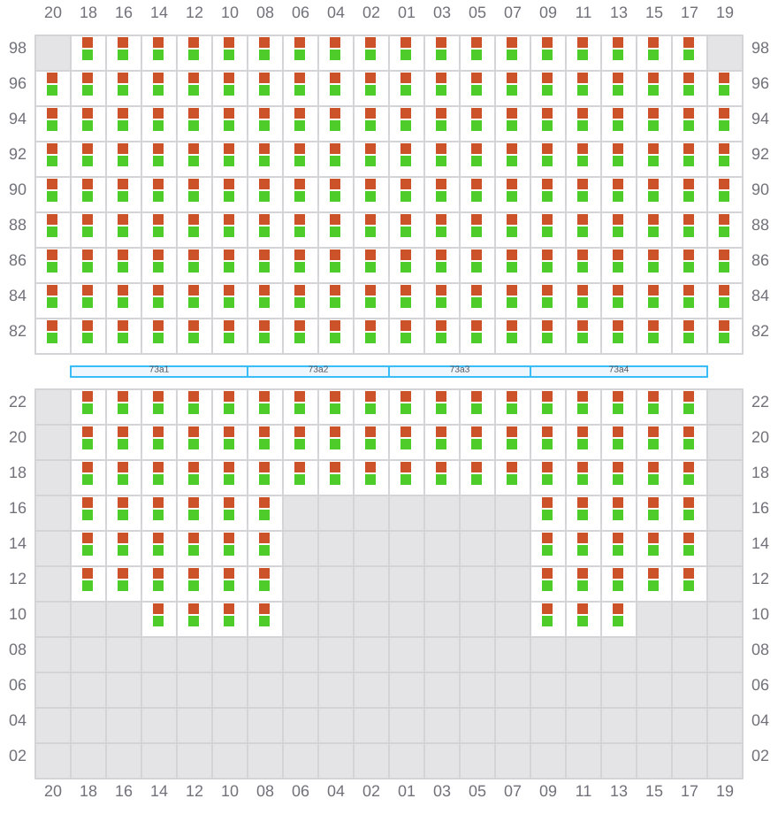 Bay 075 view and slots of EVER TOP