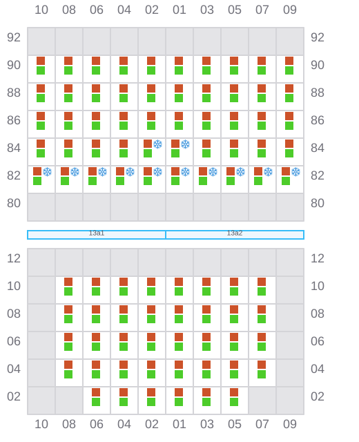 Bay 013 view and slots of AMO 2