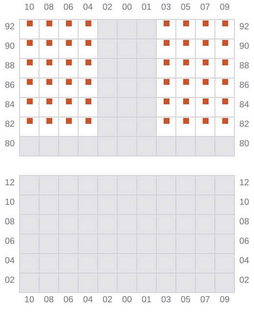Bay 021 view and slots of AMO 2