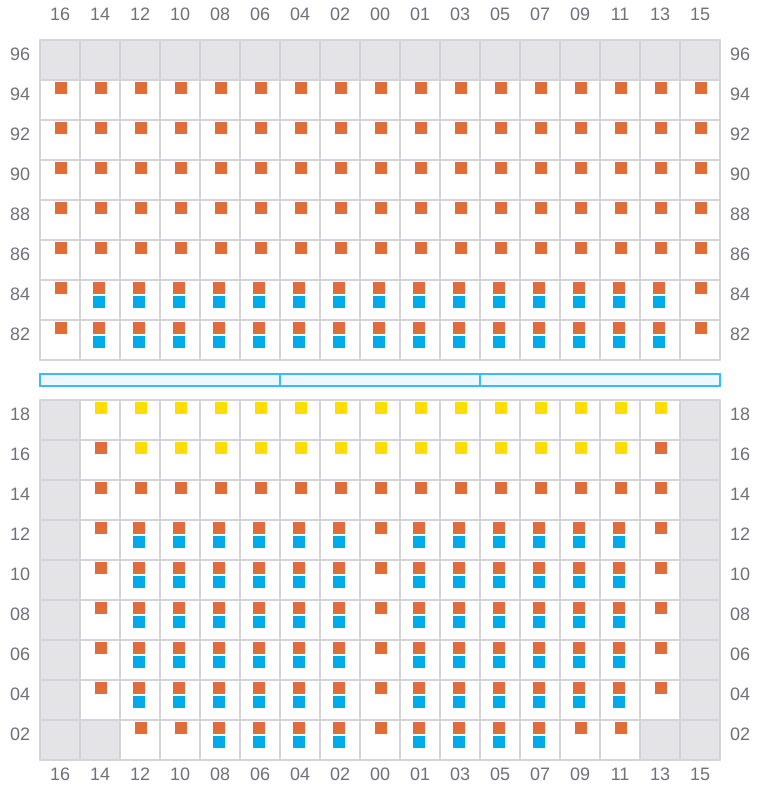 Bay 039 view and slots of BREMEN
