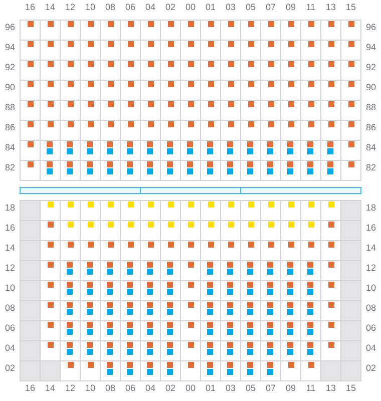 Bay 047 view and slots of BREMEN