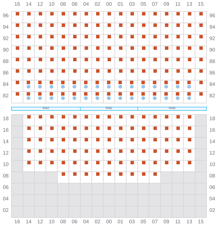 Bay 067 view and slots of BREMEN