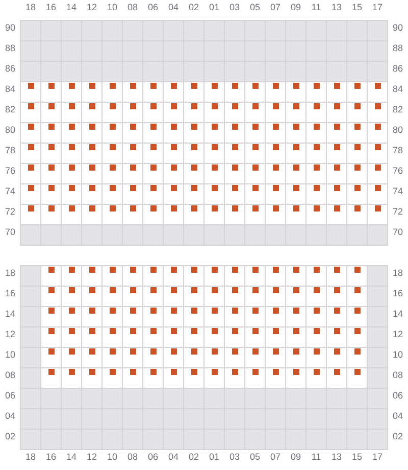 Bay 025 view and slots of EVER LEGACY