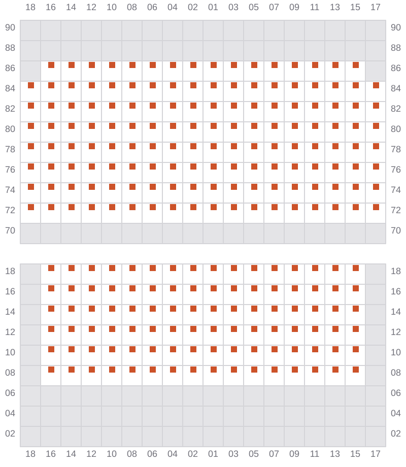 Bay 029 view and slots of EVER LEGACY