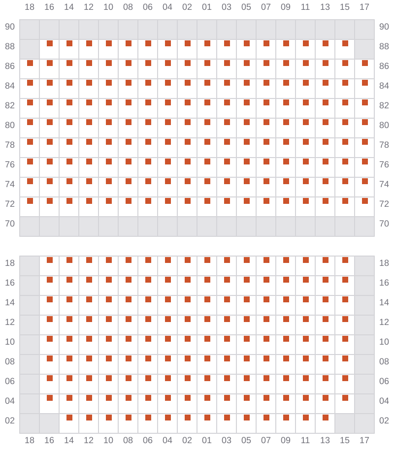 Bay 045 view and slots of EVER LEGACY
